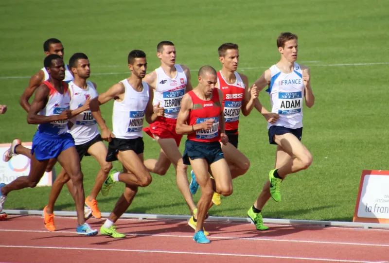 Guillaume Adam en équipe de France sur 1500 m