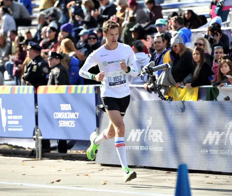 Guillaume Adam au Marathon de New York 2019