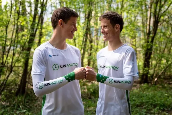Romain et Guillaume Adam, co-fondateurs de RunMotion Coach